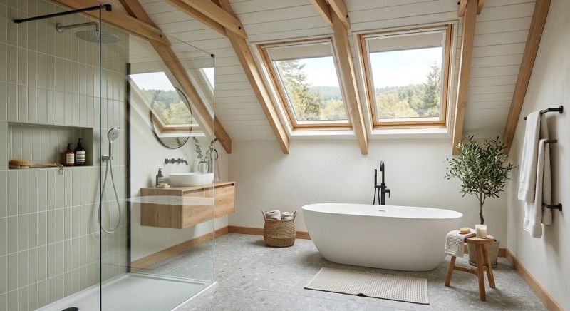 Attic Bathroom Remodeling in South Zanesville, OH