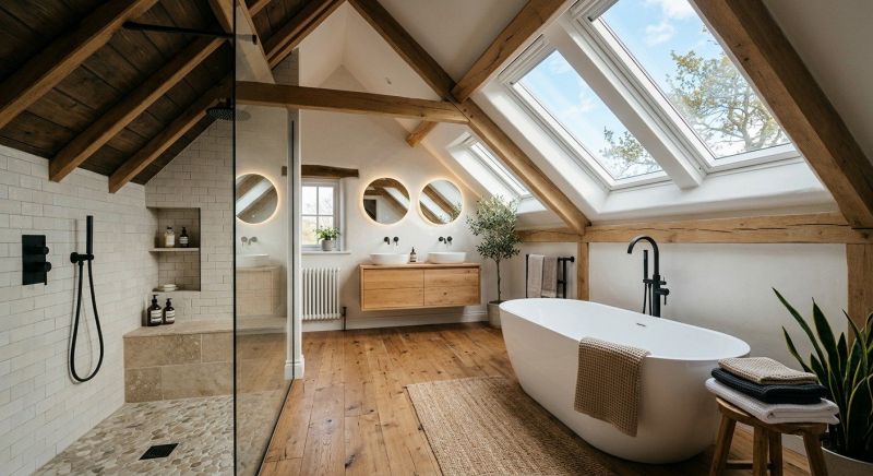 Attic Bathroom Remodeling in South Zanesville, OH